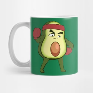 avocado boxing funny Mug